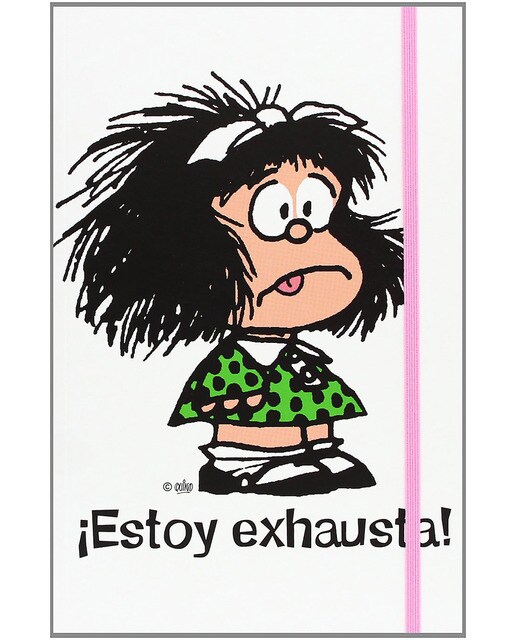 Imagen 0 de Libreta mafalda estoy exhausta  grande