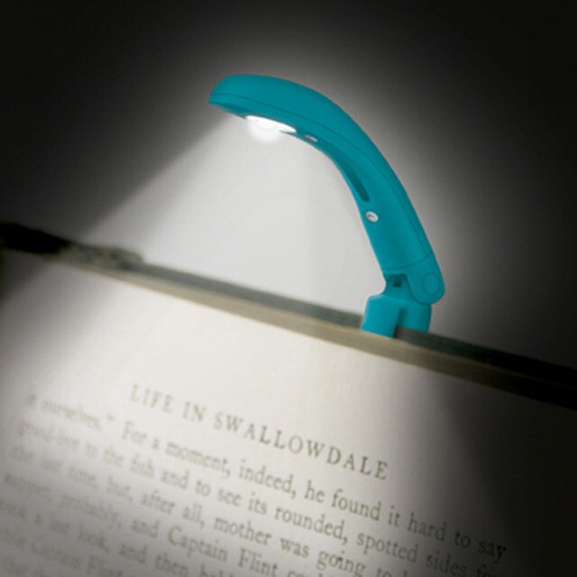 Mini linterna de lectura Azul-3