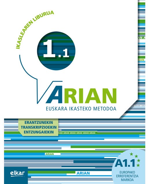 Imagem 0 de Arian A1.1. Ikaslearen liburua: (Erantzunak eta transkripzioak + CD audioa) (Capa mole)