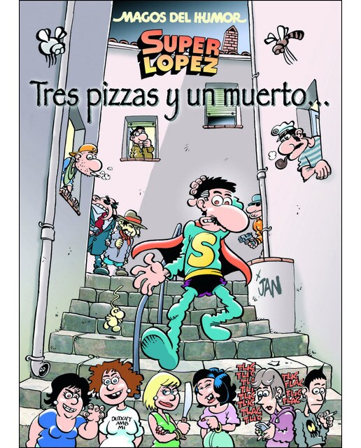 Superlópez. Tres pizzas y un muerto... (Magos del Humor 168) (Tapa dura) 1