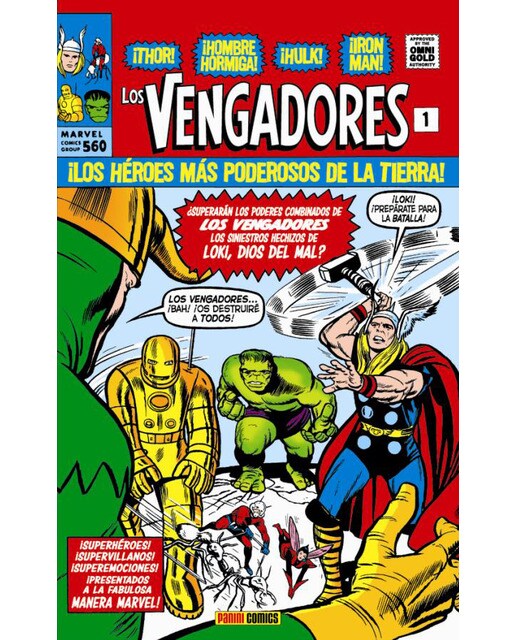 Imagen 1 de LOS VENGADORES 1: LA LLEGADA DE LOS VENGADORES  (Tapa dura)