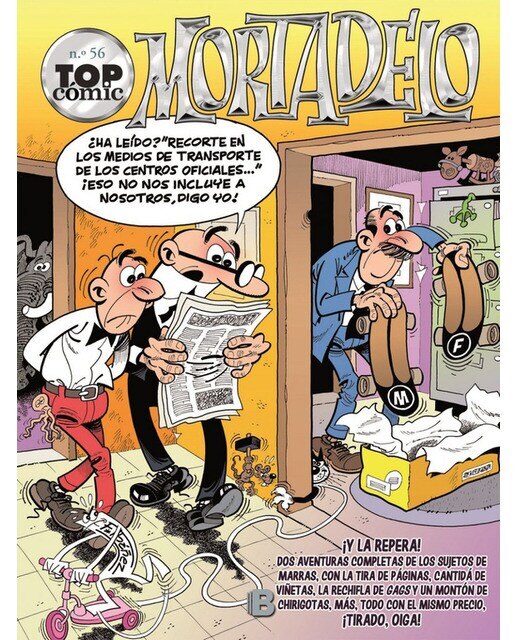 Contrabando | ¡Tijeretazo! (Top Cómic Mortadelo 56): Tijeretazo! (top cómic mortadelo 56) (Capa mole) 1