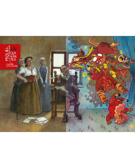 Imagen 0 de Miguel EN Cervantes. El retablo de las maravillas  (Tapa blanda con solapas)