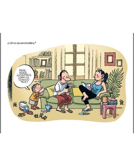 Imagen 4 de ¿Vosotros cómo os conocistéis? (Emilia y Mauricio 1): Las nuevas aventuras de Emilia y Mauricio  (Tapa blanda)