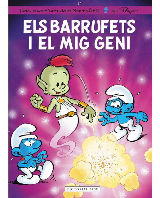 Imagen 1 de Els Barrufets 34. Els Barrufets i el mig geni (Tapa dura)
