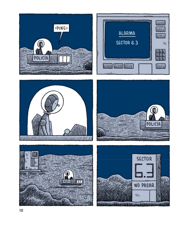 UN POLICÍA EN LA LUNA (Tapa dura Tapa blanda) 5