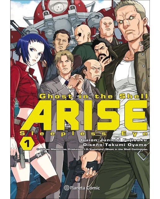 Imagen 0 de Ghost in the Shell Arise nº 01/07: Sleepless Eye  (Tapa blanda con sobrecubierta)