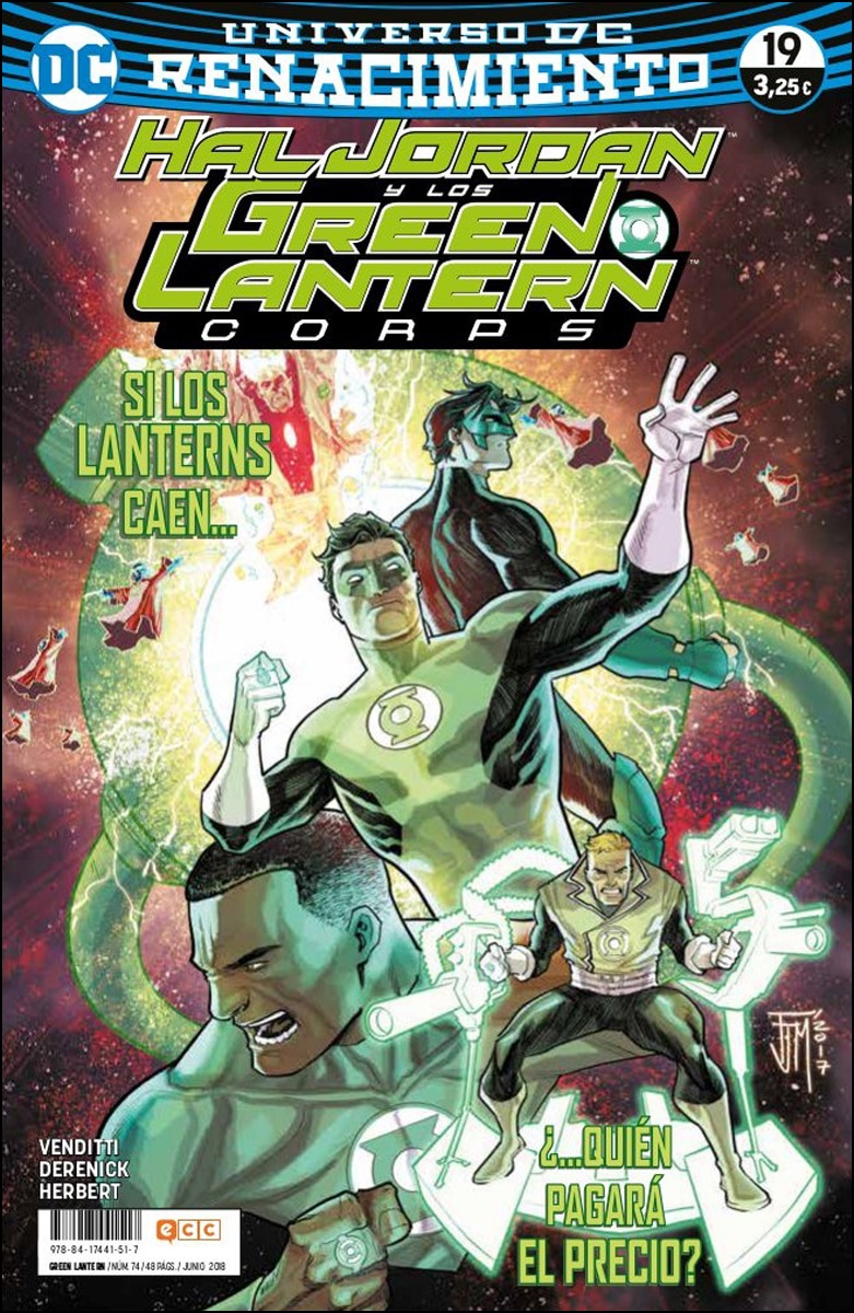 Imagem 0 de Green Lantern núm. 74/19 (Renacimiento) (Capa mole)