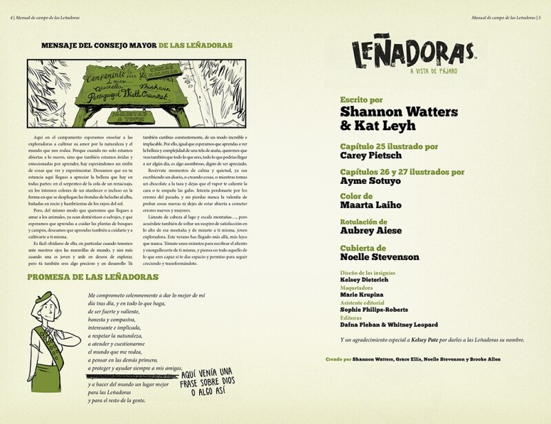 Leñadoras 4 - A vista de pájaro  (Tapa blanda con solapas Tapa blanda) 5