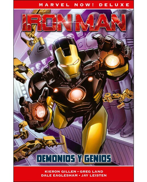 Imagen 0 de Marvel Now! Deluxe Iron Man De Kieron Gillen 1. Demonios Y Genios: DEMONIOS Y GENIOS  (Tapa dura)