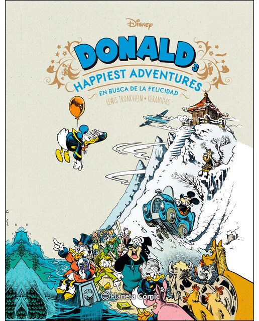 Imagen 1 de Donald Happiest Adventures: En busca de la felicidad  (Tapa dura)