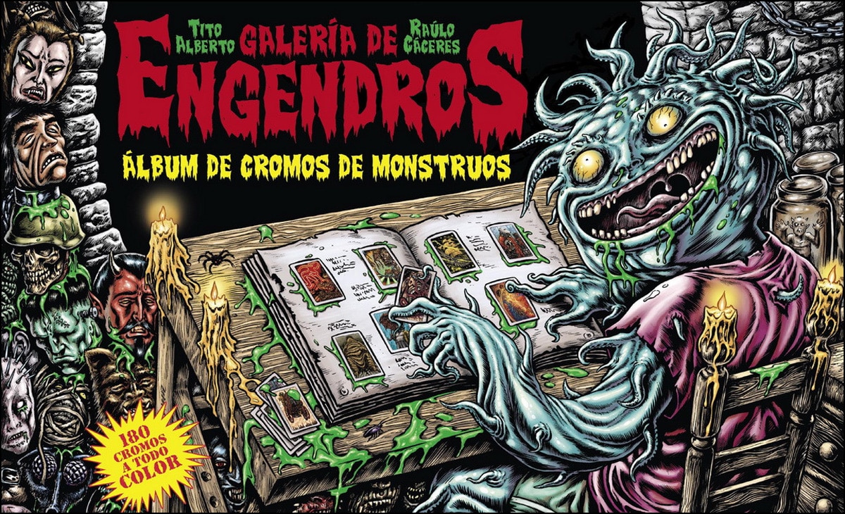 Imagem 0 de Galería de engendros. Álbum de cromos de monstruos