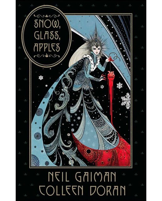 Snow glass apples 1