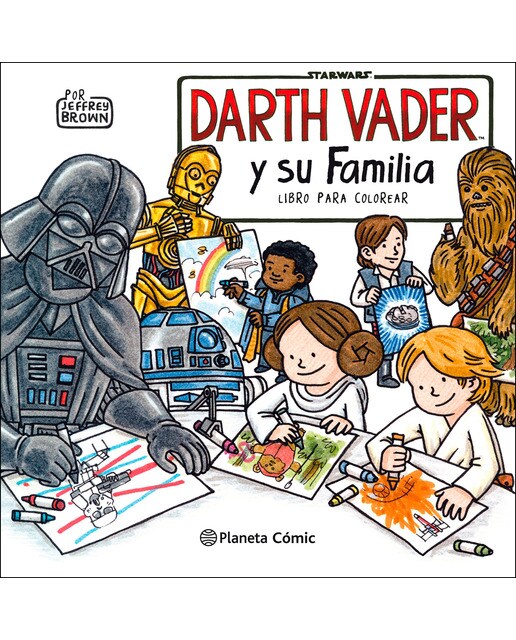 Imagen 1 de Star Wars Darth Vader y su familia Libro para colorear (Tapa dura)