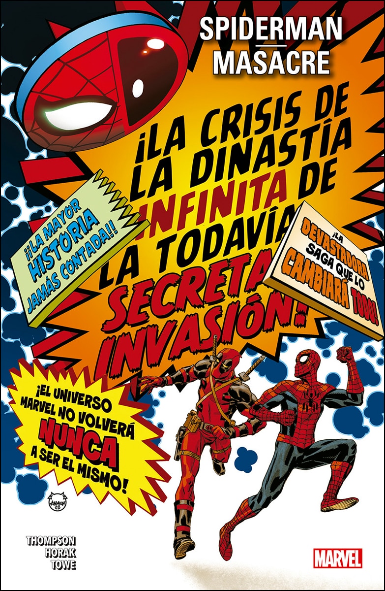 Imagem 0 de Colección 100% Spiderman/Masacre. ¡La Crisis De La Dinastía Infinita De La Todavía Secreta Invasión!: MASACRE (Capa mole)