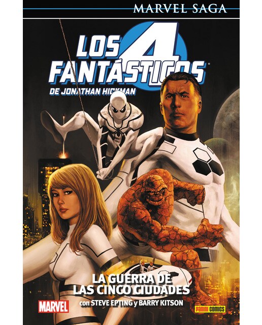 Imagen 0 de Marvel saga los 4 fantásticos de jonathan hickman. la guerra de las cinco ciudades  (Tapa dura)