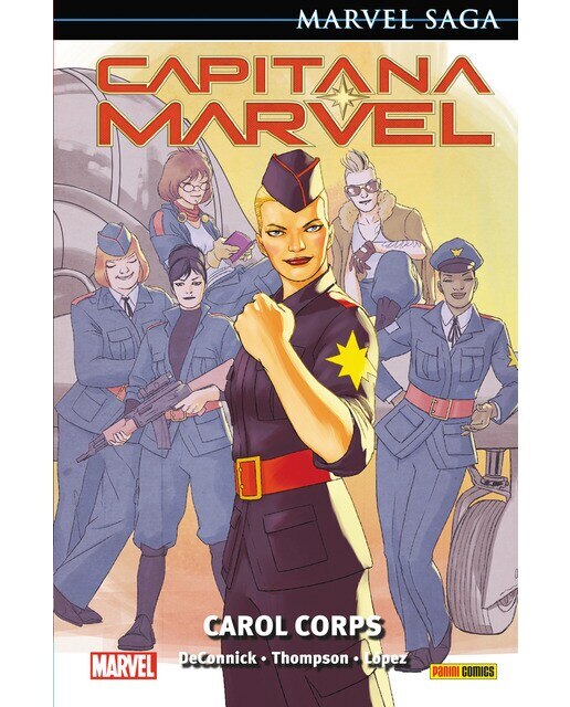 Marvel saga capitana marvel. carol corps