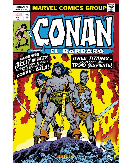 Imagen 0 de Marvel gold omnibus conan el bárbaro. la etapa marvel original 4  (Tapa dura)