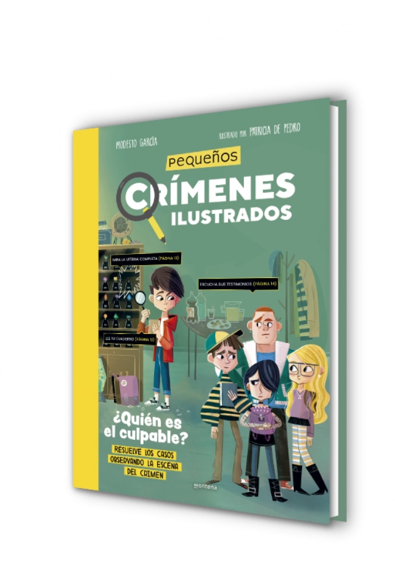 Pequeños Crímenes ilustrados - ¿Quién es el culpable?: Resuelve los casos observando la escena del crimen (Capa dura) 3