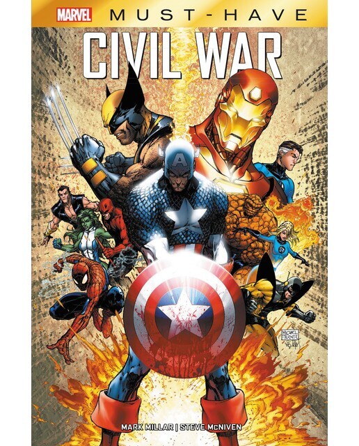 Marvel must have civil war  (Tapa dura)