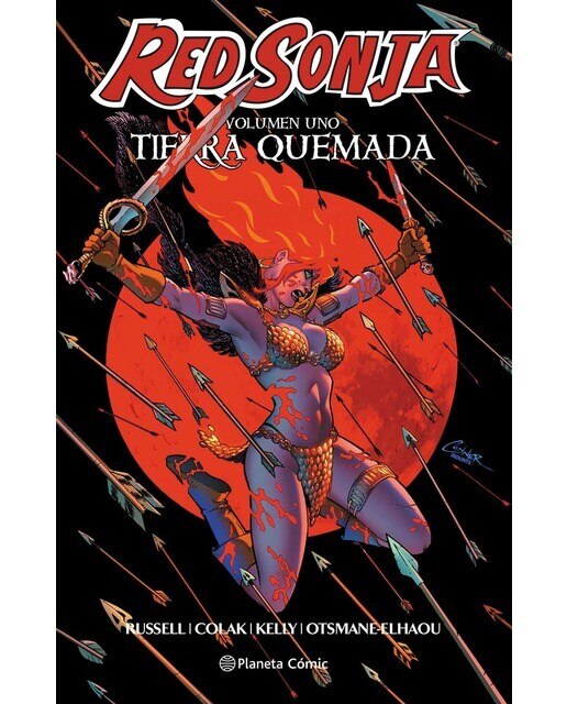 Imagen 0 de Red Sonja nº 01 Mark Russell: Tierra quemada  (Tapa dura)