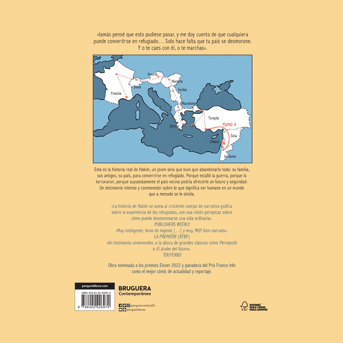 Imagen 2 de La Odisea de Hakim: 1. De Siria a Turquía  (Tapa dura)