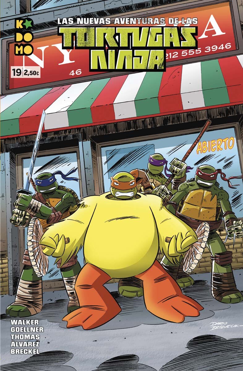 Imagen 0 de Las nuevas aventuras de las Tortugas Ninja núm. 19 (Tapa blanda)