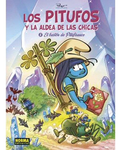 Imagen 0 de Los pitufos y la aldea de las chicas 5. El bastón de pitufisauce (Tapa dura)