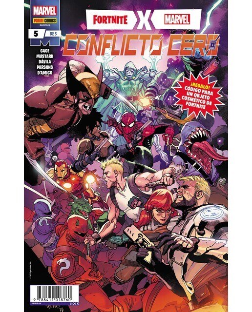 Imagem 0 de Marvel/fortnite conflicto cero n.5 (Capa mole)