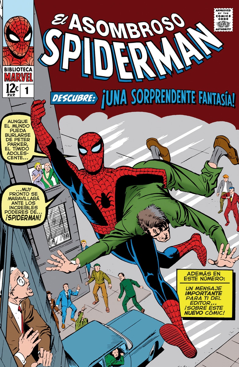 Imagen 0 de Biblioteca marvel el asombroso spiderman 1. 1962-63: amazing fantasy 15, amazing spider-man 1-4, str  (Tapa blanda)