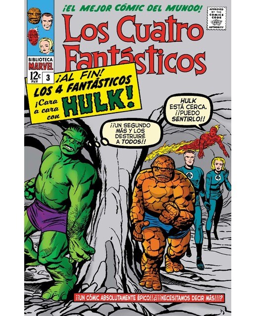 Imagen 0 de Biblioteca marvel los 4 fantásticos 3. 1963: fantastic four 12-17 usa  (Tapa blanda)