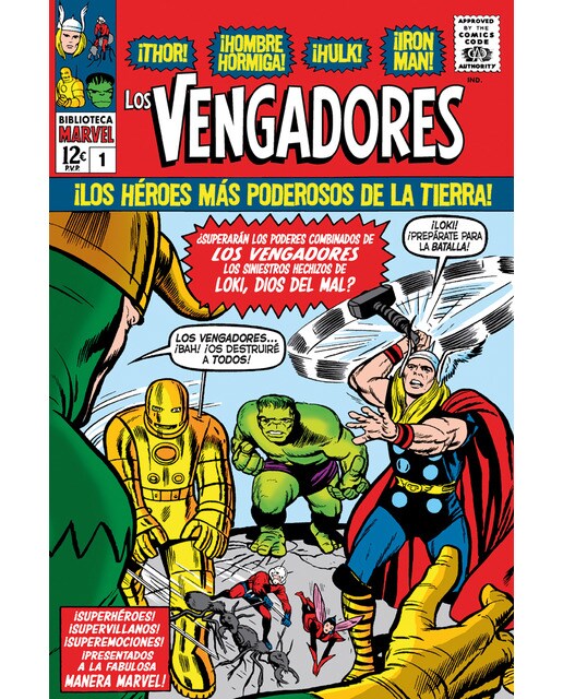 Imagen 0 de BIBLIOTECA MARVEL LOS VENGADORES 1. 1963-64: THE AVENGERS 1-6 USA  (Tapa blanda)