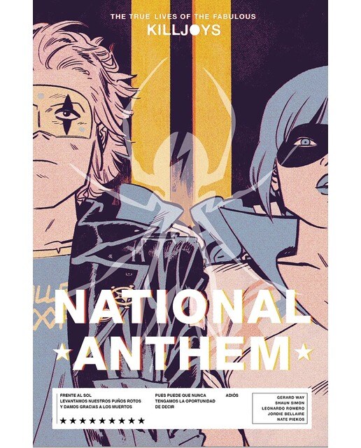 THE TRUE LIVES OF THE FABULOUS KILLJOYS 02: NATIONAL ANTHEM (Capa dura) 1