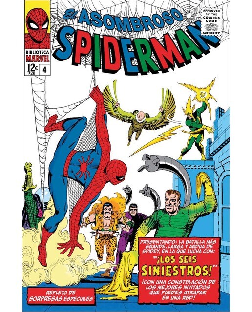 Imagen 0 de BIBLIOTECA MARVEL EL ASOMBROSO SPIDERMAN 4. 1964-65: THE AMAZING SPIDER-MAN ANNUAL 1, THE AMAZING SP  (Tapa blanda)
