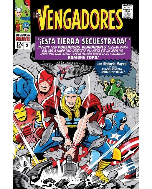 Imagen 1 de Biblioteca marvel los vengadores 2. 1964-65: the avengers 7-12 usa  (Tapa blanda)