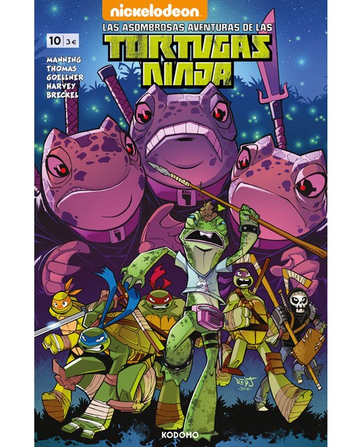 Las asombrosas aventuras de las Tortugas Ninja núm. 10 (Capa mole) 1