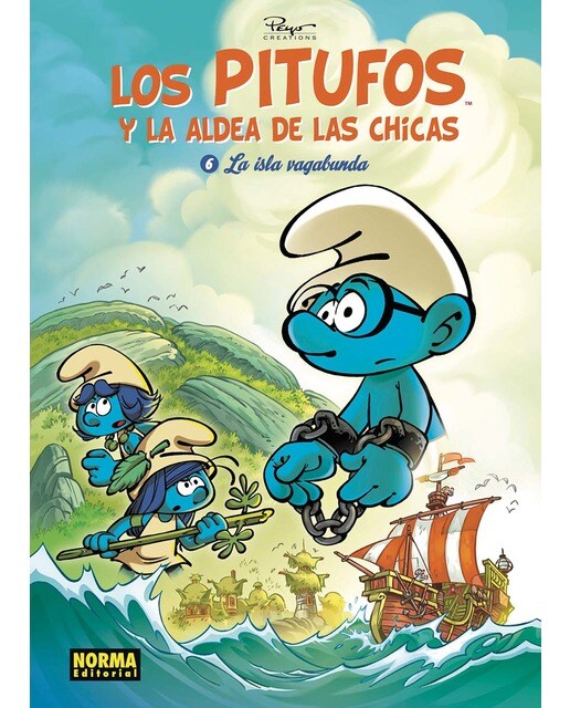 LOS PITUFOS Y LA ALDEA DE LAS CHICAS 6. LA ISLA VAGABUNDA (Capa dura) 1