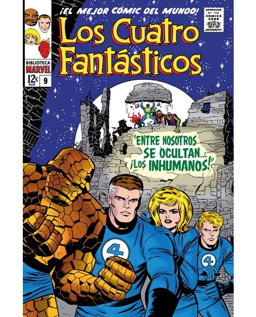 Imagem 0 de Biblioteca marvel los 4 fantásticos 9. 1965-66: fantastic four 43-47, annual 3 (Capa mole)