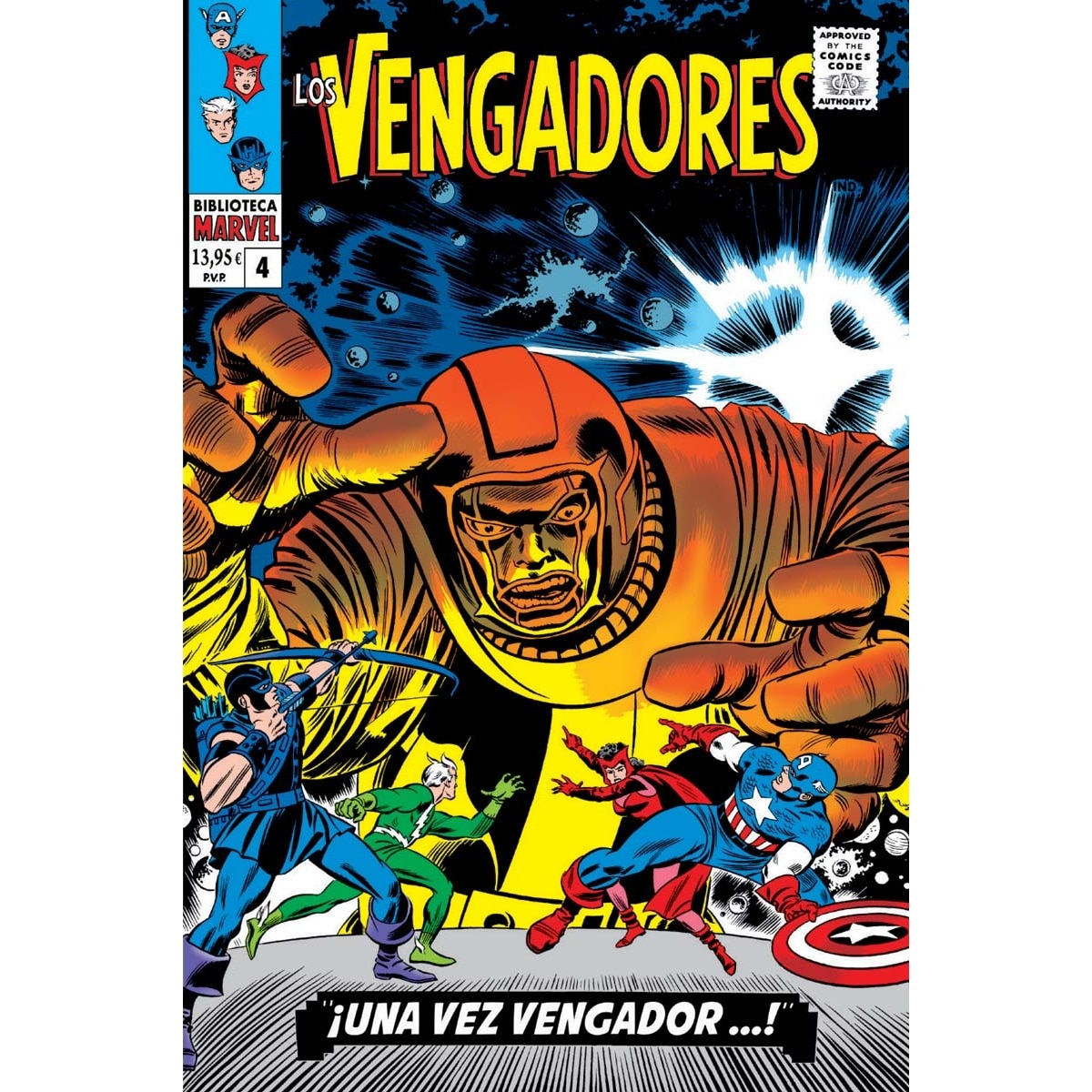 Imagen 1 de Biblioteca marvel los vengadores 4. 1965-1966: the avengers 19-24 usa  (Tapa blanda)