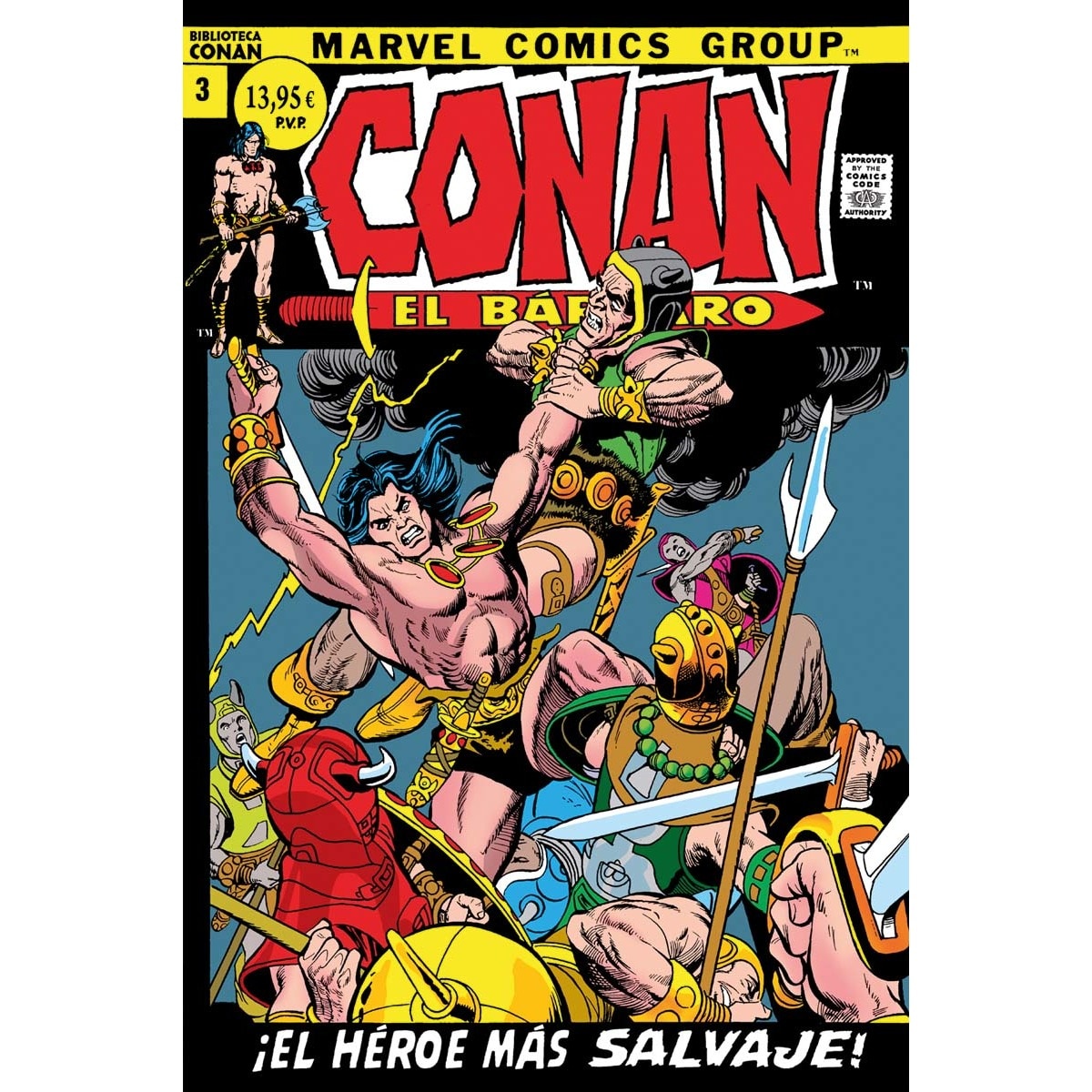 Imagen 1 de Biblioteca conan el bárbaro 3. 1971-72: conan the barbarian 11-15 usa  (Tapa blanda)