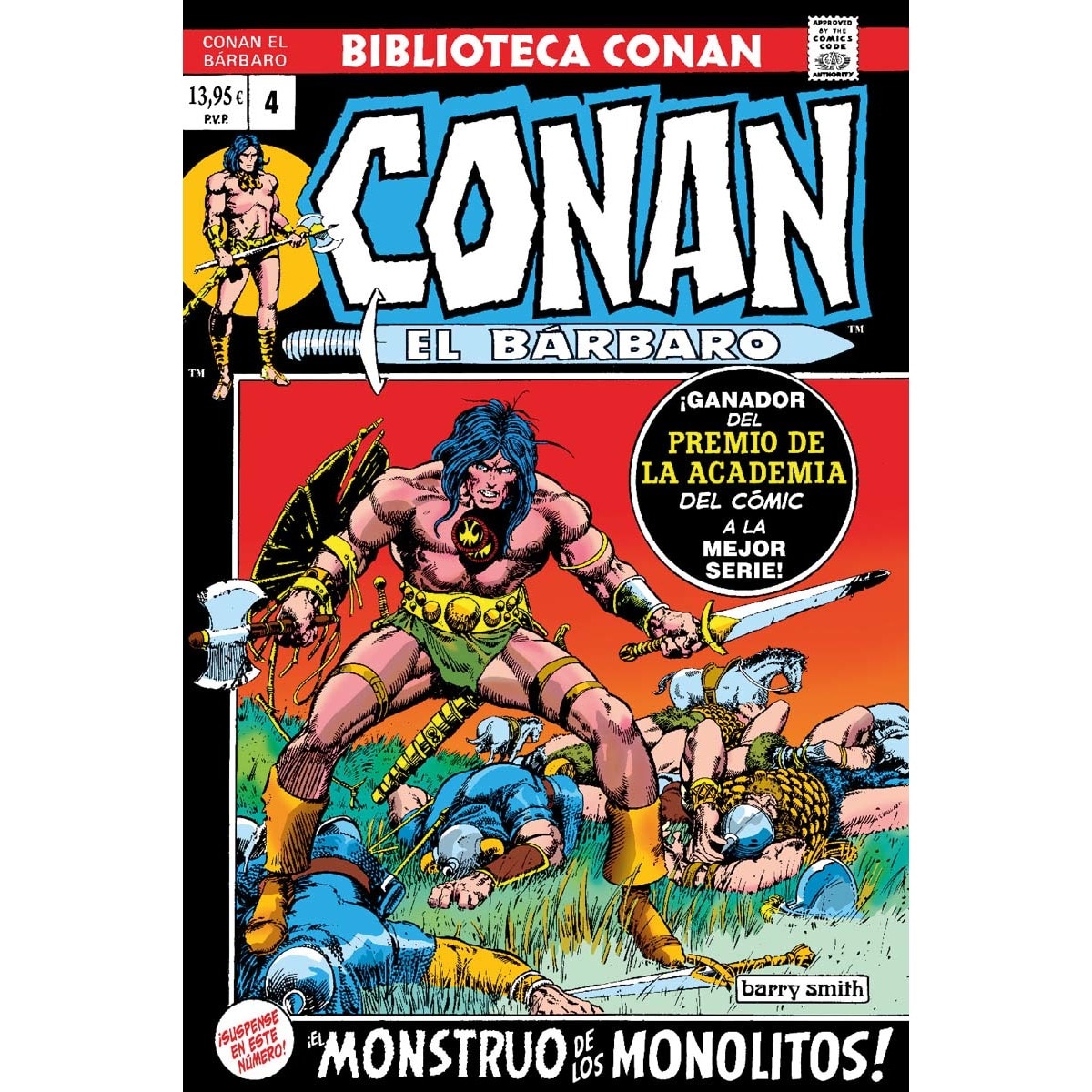 Imagen 1 de Biblioteca conan el bárbaro 4. 1972-73: conan the barbarian 16-22 usa  (Tapa blanda)