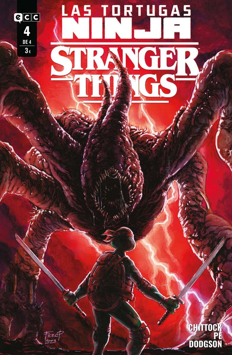 Las Tortugas Ninja/Stranger Things núm. 4 de 4 (Capa mole) 1
