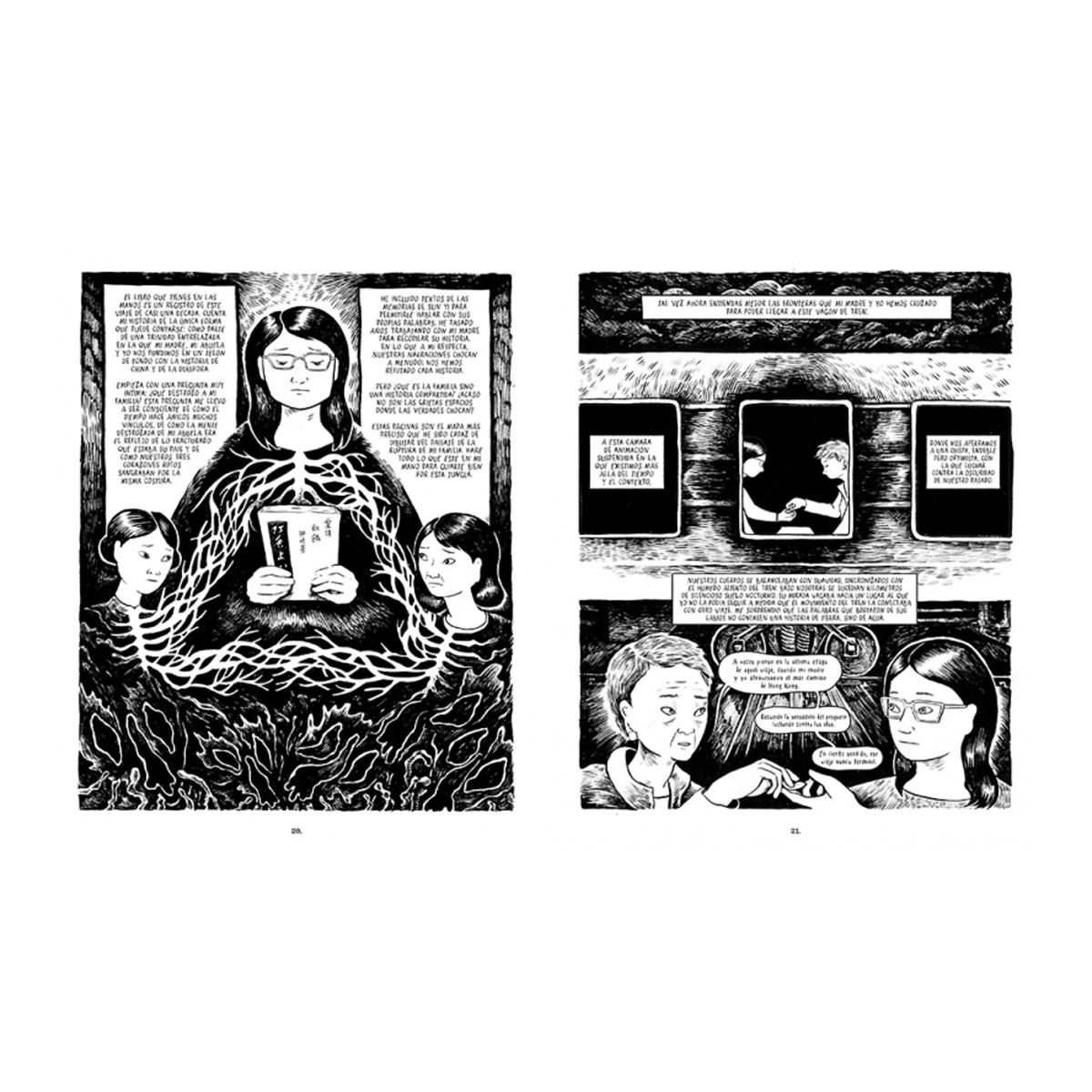 Imagen 4 de Alimentar a los fantasmas: Autobiografía en viñetas  (Tapa blanda)