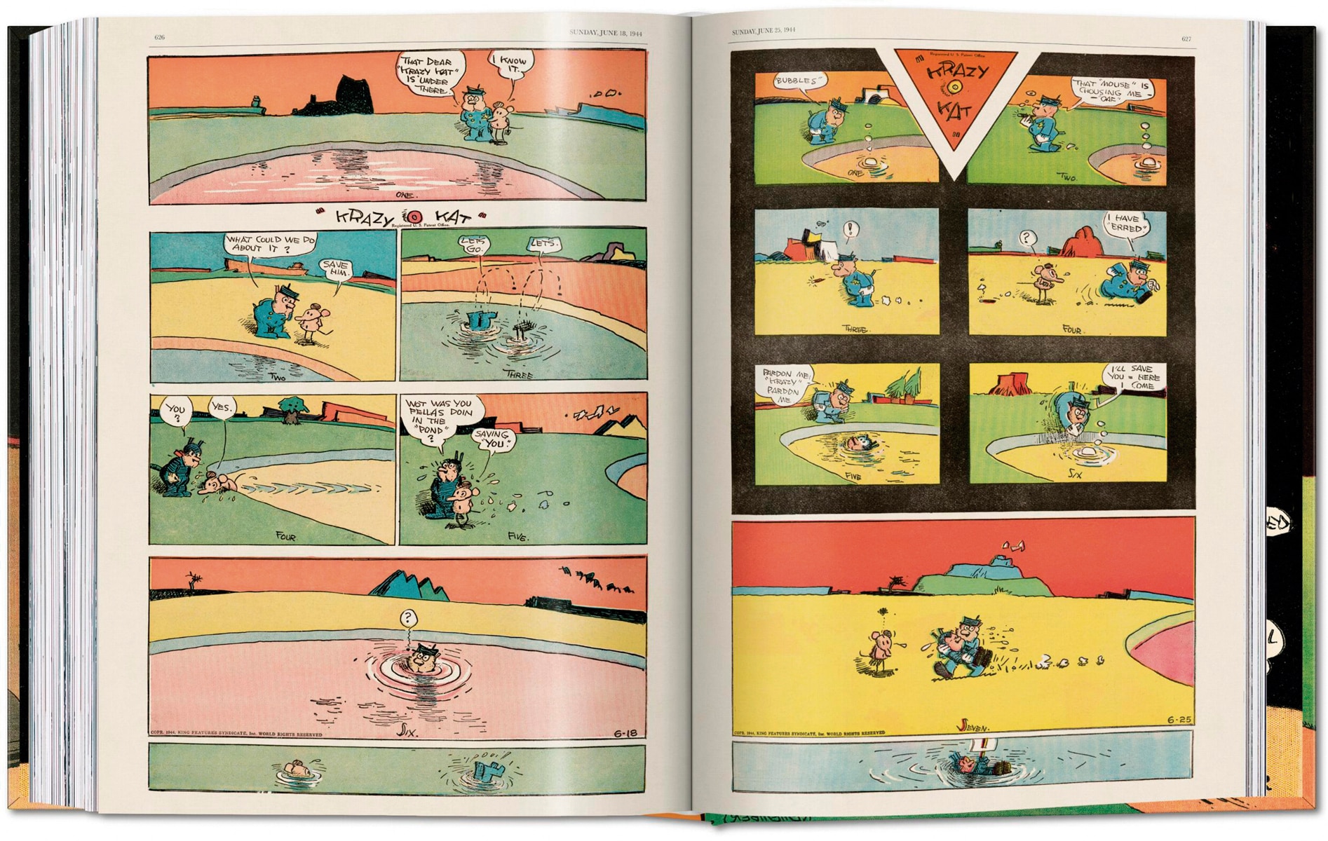 George Herriman. Krazy Kat. The Complete Color Sundays 1935&1944  (Tapa dura) 3
