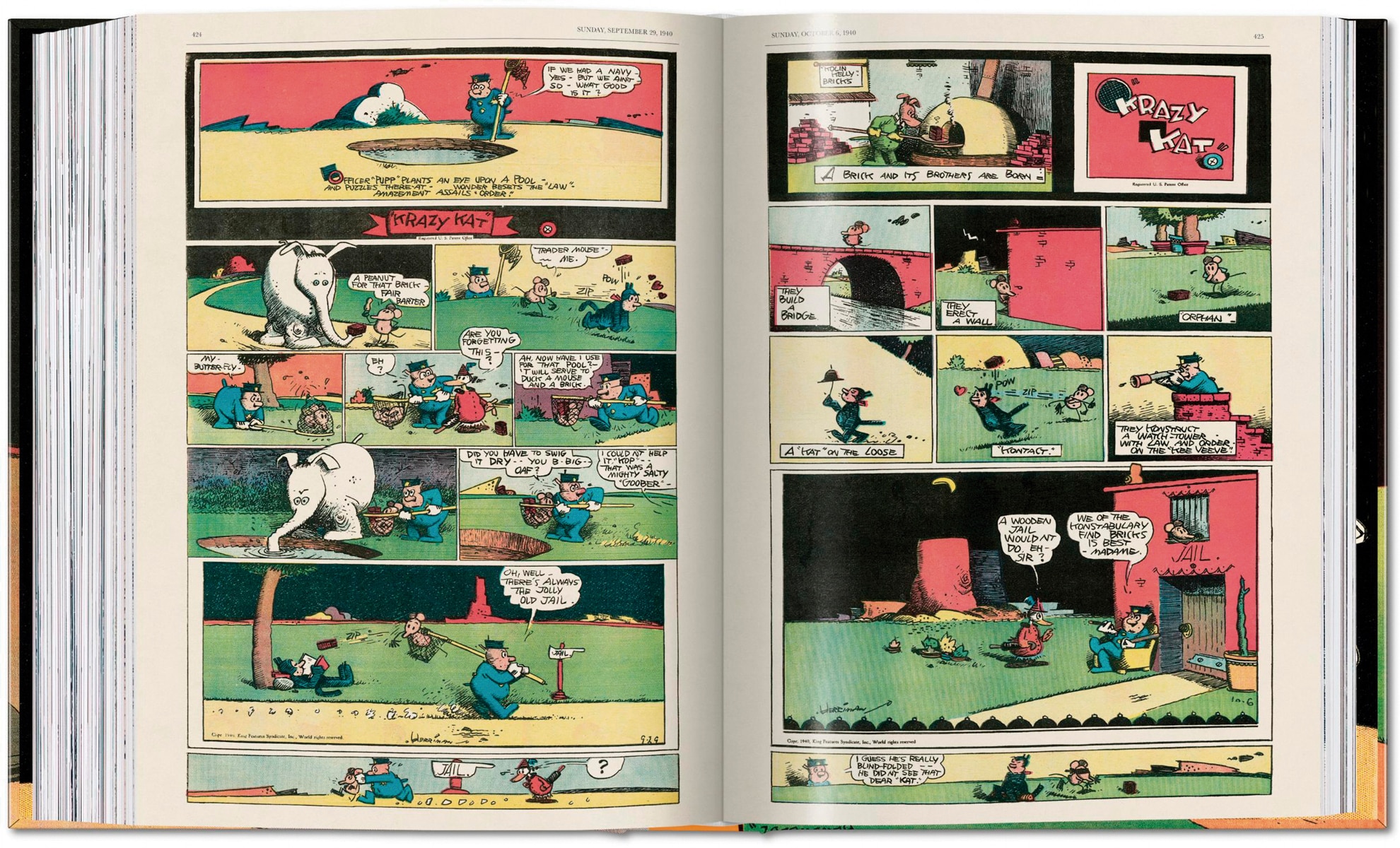 George Herriman. Krazy Kat. The Complete Color Sundays 1935&1944  (Tapa dura) 4