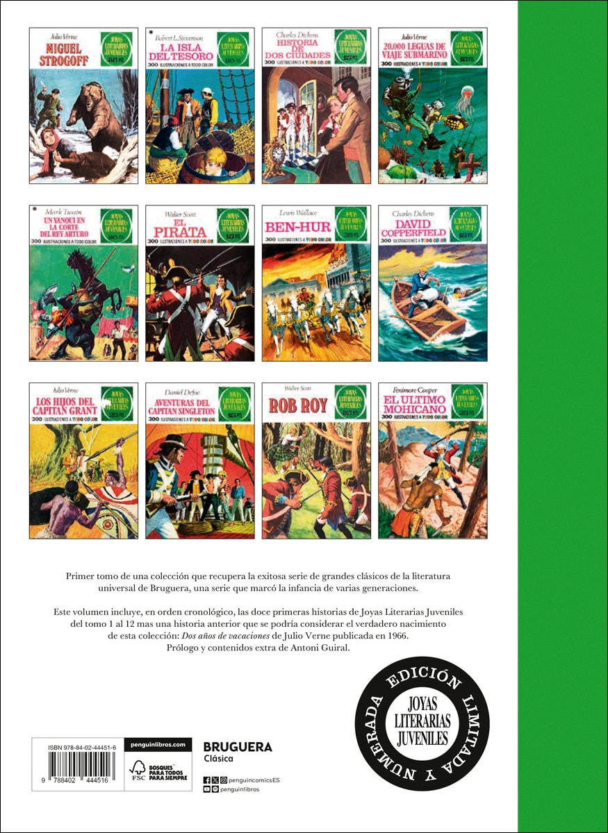 Joyas literarias juveniles vol.1 (bruguera - sd) 2