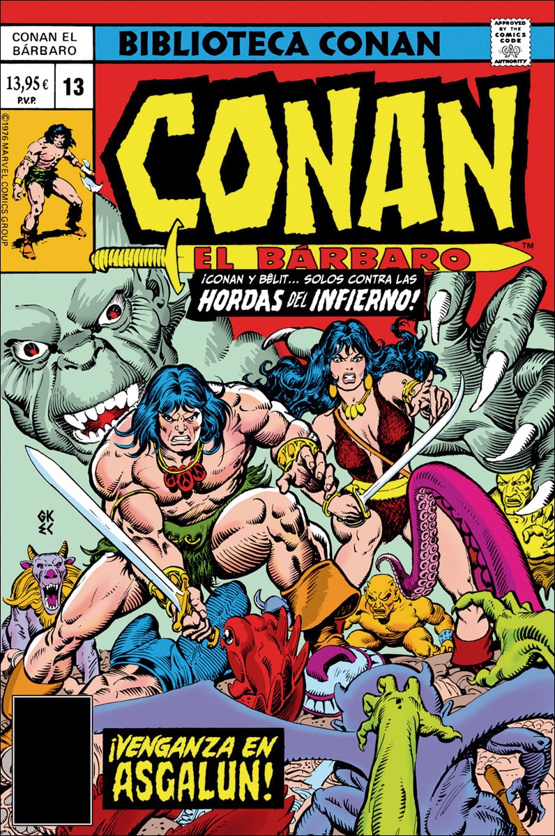 Imagen 1 de Biblioteca Conan El Bárbaro 13 1976-77 (Tapa blanda)