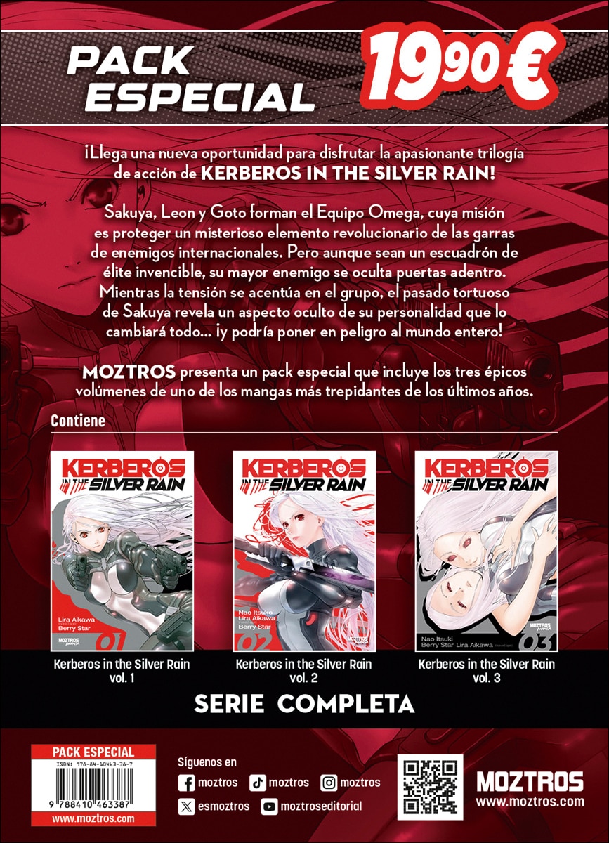 Pack especial kerberos in the silver rain 1