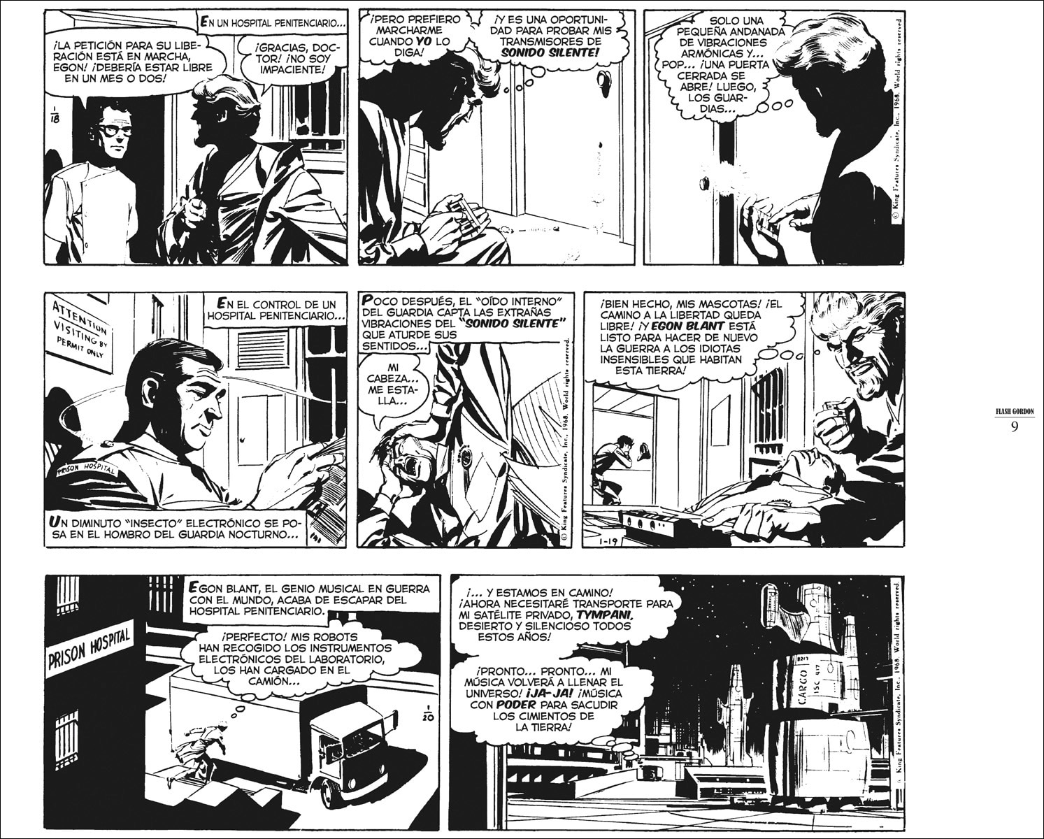 FLASH GORDON 1968-1969 (Capa dura) 3
