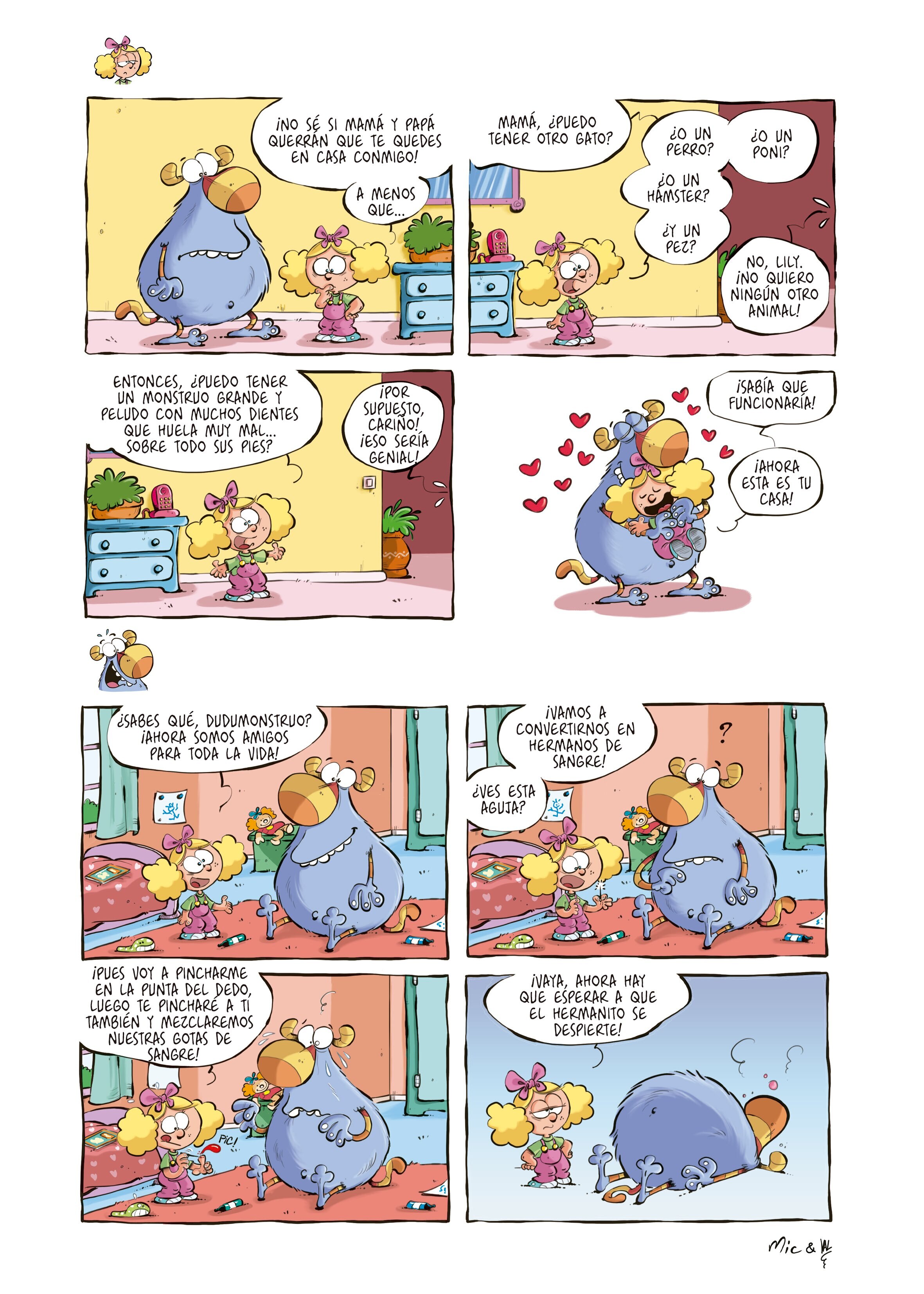 Lily y dudu monstruo 3